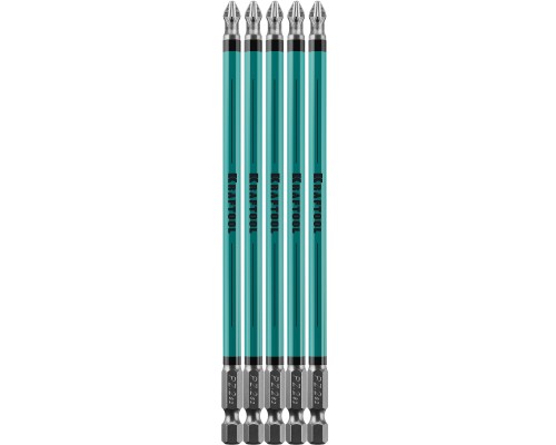 Биты Optimum, PH2, 150 мм, 5 шт. KRAFTOOL 26122-2-150-5
