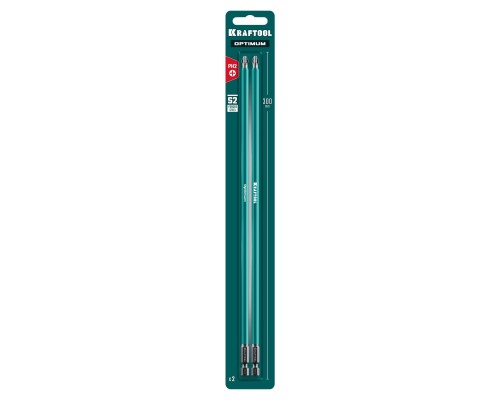 Биты OPTIMUM PH 2, 300 мм, 2 шт. KRAFTOOL 26122-2-300-2