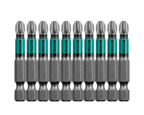 Биты Optimum, PH3, 50 мм, 10 шт. KRAFTOOL 26122-3-50-10