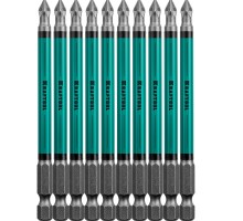 Биты Optimum PZ2, 100 мм, 10 шт. KRAFTOOL 26124-2-100-10