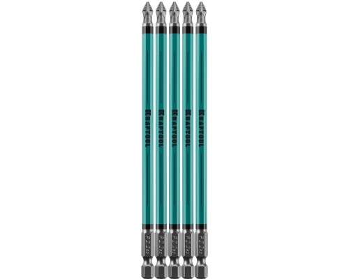 Биты Optimum PZ2, 150 мм, 5 шт. KRAFTOOL 26124-2-150-5