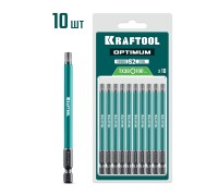 Биты OPTIMUM TX 30, 100 мм, 10 шт. KRAFTOOL 26126-30-100-S10