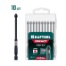 Ударные биты Impact PH 2, 100 мм, 10 шт. KRAFTOOL 26191-2-100-S10