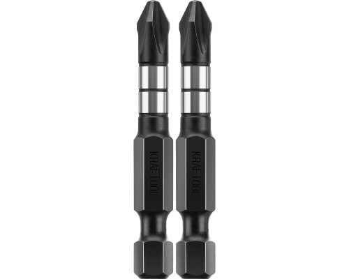 Ударные биты Impact PH2, 50 мм, 2 шт. KRAFTOOL 26191-2-50-S2