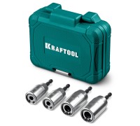 Набор ударных шпильковертов STUD DRIVER, 4 шт, М6, М8, М10, М12 KRAFTOOL 26199