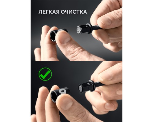 Бита с торцовой головкой CLEAN “Nut driver”, 8 мм KRAFTOOL 26371-08
