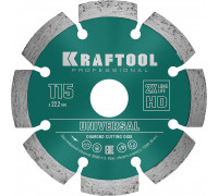 Алмазный диск LASER-UNIVERSAL 115 мм (22.2 мм, 10х2.2мм) KRAFTOOL 36680-115