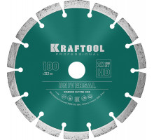 Алмазный диск LASER-UNIVERSAL 180 мм (22.2 мм, 10х2.6мм) KRAFTOOL 36680-180