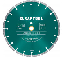 Алмазный диск LASER-BETON 350 мм (25.4/20 мм, 10х3.2 мм) KRAFTOOL 36686-350