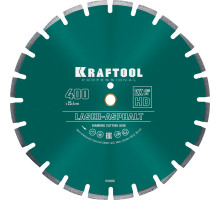 Алмазный диск LASER-ASPHALT 400 мм (25.4/20 мм, 10х3.4 мм) KRAFTOOL 36687-400