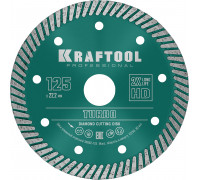 Сегментированный алмазный диск Turbo, 125 мм (22.2 мм, 10x2.4 мм) KRAFTOOL 36682-125