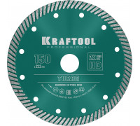 Сегментированный алмазный диск Turbo, 150 мм (22.2 мм, 10x2.4 мм) KRAFTOOL 36682-150