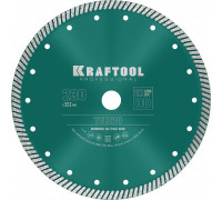 Сегментированный алмазный диск Turbo, 230 мм (22.2 мм, 10x2.8 мм) KRAFTOOL 36682-230