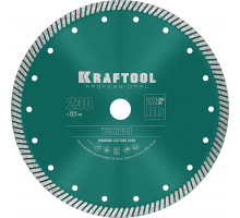 Сегментированный алмазный диск Turbo, 230 мм (22.2 мм, 10x2.8 мм) KRAFTOOL 36682-230