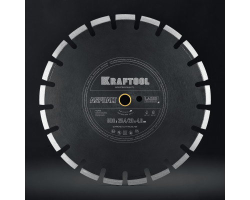 Алмазный диск ASPHALT 500 мм (25.4/20 мм, 12х4.0 мм) KRAFTOOL 36687-500_z01