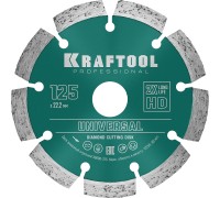 Алмазный диск LASER-UNIVERSAL 125 мм (22.2 мм, 10х2.4мм) KRAFTOOL 36680-125