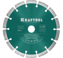 Алмазный диск LASER-UNIVERSAL 180 мм (22.2 мм, 10х2.6мм) KRAFTOOL 36680-180