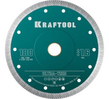 Ультратонкий алмазный диск ULTRA-THIN 180х1.6 мм KRAFTOOL 36685-180