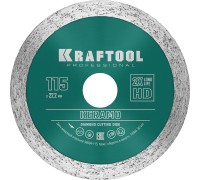 Сплошной алмазный диск KERAMO, 115 мм (22.2 мм, 10x1.6 мм) KRAFTOOL 36684-115