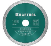 Сплошной алмазный диск KERAMO, 150 мм (22.2 мм, 10x1.8 мм) KRAFTOOL 36684-150