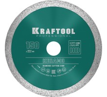 Сплошной алмазный диск KERAMO, 150 мм (22.2 мм, 10x1.8 мм) KRAFTOOL 36684-150