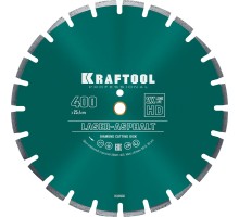 Алмазный диск LASER-ASPHALT 400 мм (25.4/20 мм, 10х3.4 мм) KRAFTOOL 36687-400