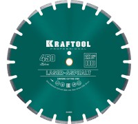 Алмазный диск LASER-ASPHALT 450 мм (25.4/20 мм, 10х4.0 мм) KRAFTOOL 36687-450