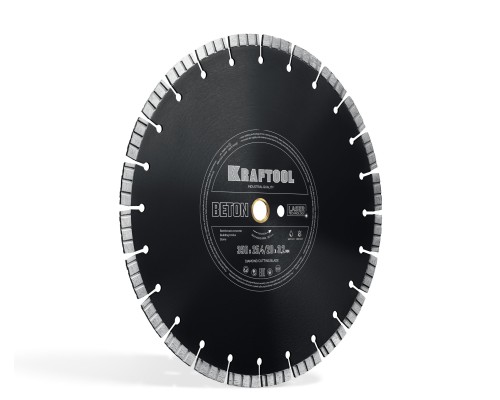 Алмазный диск BETON 350 мм (25.4/20 мм, 12х3.2 мм) KRAFTOOL 36686-350_z01