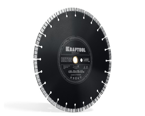Алмазный диск BETON 400 мм (25.4/20 мм, 12х3.6 мм) KRAFTOOL 36686-400_z01
