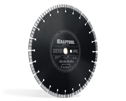 Алмазный диск BETON 450 мм (25.4/20 мм, 12х3.8 мм) KRAFTOOL 36686-450_z01