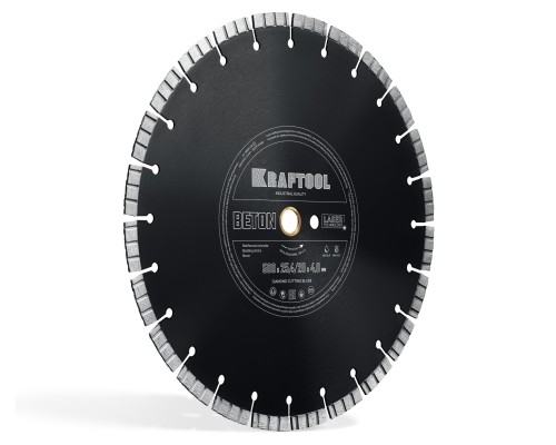 Алмазный диск BETON 500 мм (25.4/20 мм, 12х4.0 мм) KRAFTOOL 36686-500_z01