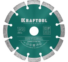 Алмазный диск LASER-UNIVERSAL 150 мм (22.2 мм, 10х2.4мм) KRAFTOOL 36680-150