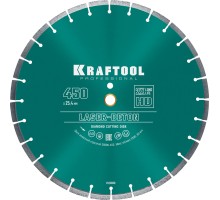 Алмазный диск LASER-BETON 450 мм (25.4/20 мм, 10х4.0 мм) KRAFTOOL 36686-450