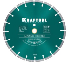 Алмазный диск LASER-BETON 350 мм (25.4/20 мм, 10х3.2 мм) KRAFTOOL 36686-350