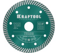 Сегментированный алмазный диск Turbo, 125 мм (22.2 мм, 10x2.4 мм) KRAFTOOL 36682-125