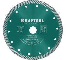 Сегментированный алмазный диск Turbo, 180 мм (22.2 мм, 10x2.6 мм) KRAFTOOL 36682-180