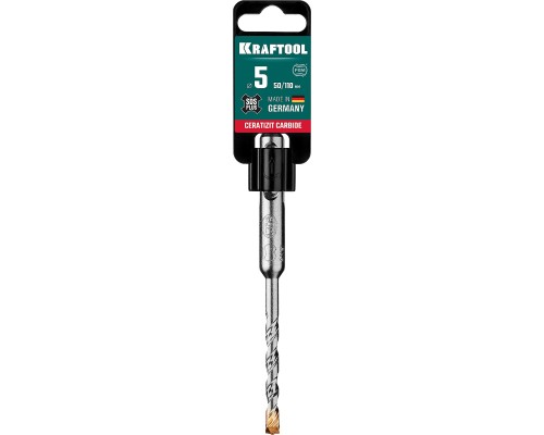 Бур SDS-plus Cerazit Carbide, 5x110 мм KRAFTOOL 29320-110-05_z02