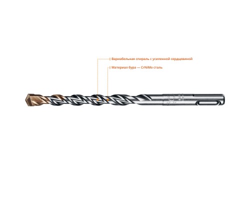 Бур SDS-Plus Expert 10x160 мм KRAFTOOL 29320-160-10_z01