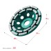 Двухрядная алмазная шлифовальная чашка INDUSTRIAL Double, d 125 мм KRAFTOOL 33369-125