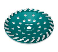 Сегментная алмазная чашка INDUSTRIAL Turbo d 230 мм KRAFTOOL 33368-230