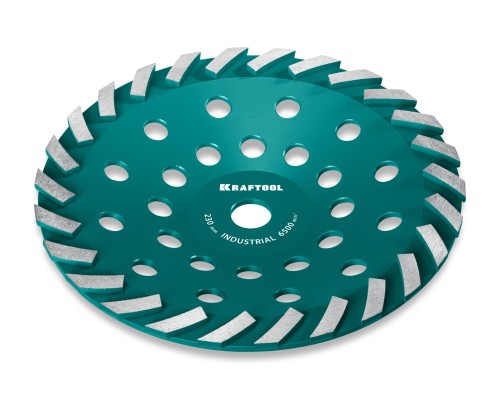 Сегментная алмазная чашка INDUSTRIAL Turbo d 230 мм KRAFTOOL 33368-230
