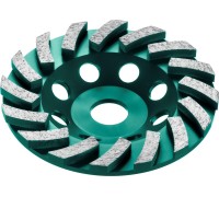 Сегментная алмазная шлифовальная чашка INDUSTRIAL Turbo, d 125 мм KRAFTOOL 33368-125