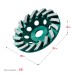 Сегментная алмазная шлифовальная чашка INDUSTRIAL Turbo, d 125 мм KRAFTOOL 33368-125