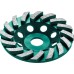 Сегментная алмазная шлифовальная чашка INDUSTRIAL Turbo, d 125 мм KRAFTOOL 33368-125