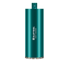 Алмазная коронка по железобетону DIAMOND 162 мм (450 мм, 1 1/4", лазерная сварка сегментов) KRAFTOOL 29825-162