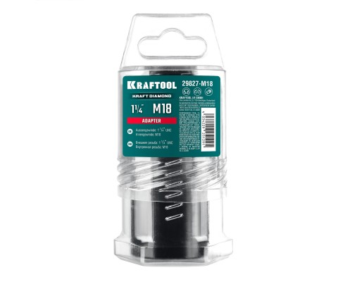 Адаптер для алмазных коронок М18-1 1/4" KRAFTOOL 29827-М18