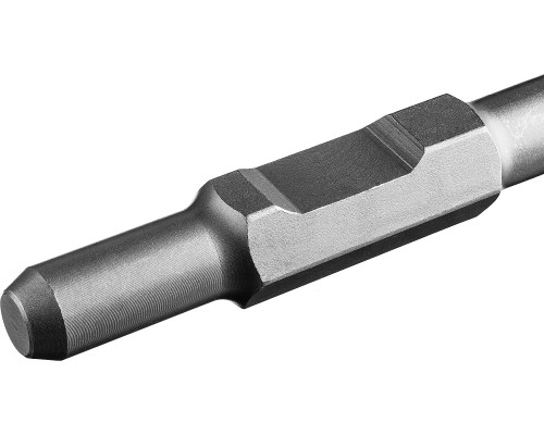 Пикообразное зубило ALLIGATOR, 75x450 мм, HEX 30 KRAFTOOL 29345-75-450