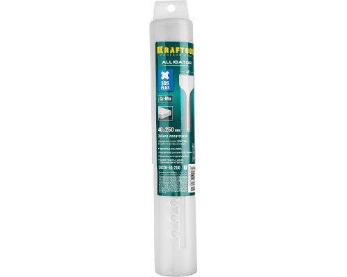 Лопаточное зубило ALLIGATOR, 40x250 мм, SDS-plus KRAFTOOL 29326-40-250_z01