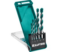 Набор сверл по керамограниту с твердосплавной пластиной Keramo, 5 шт: 4-5-6-8-10 мм KRAFTOOL 29175-H5