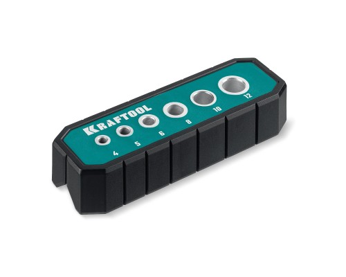 Кондуктор для сверления под углом 45° и 90° Woodsniper 121, 6 отверстий 4-12 мм KRAFTOOL 30073